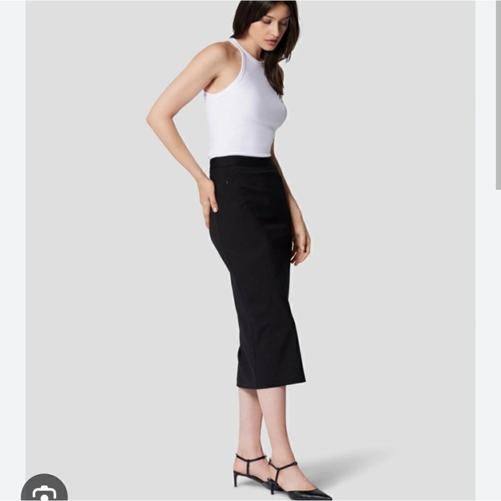 Equipment Dion Midi Pencil Skirt In True Black Size 2 - Picture 12 of 12